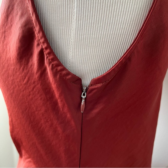 House of Harlow 1960 Rust Circle Keyhole Formal Dress - Picture 5 of 9